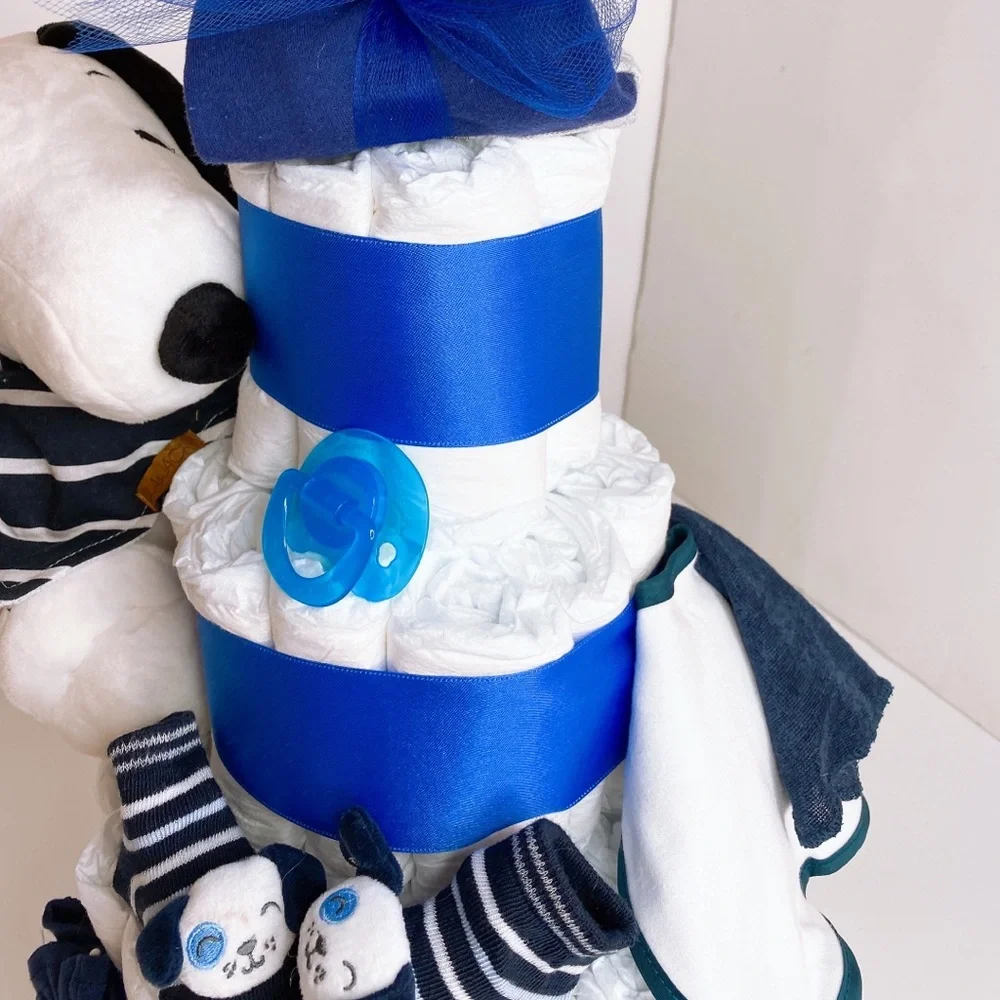 Puppy Diaper Cake, Doggy Diaper Cake